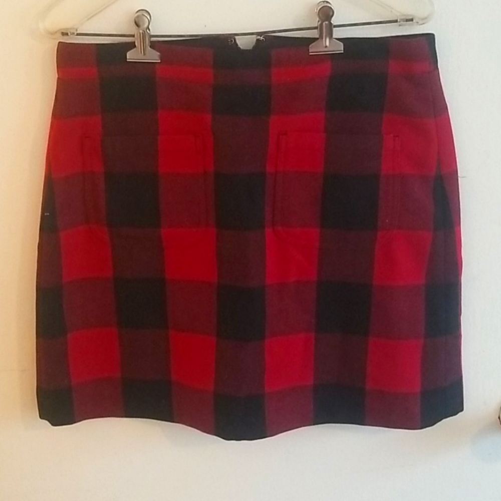 J crew wool skirt